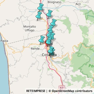 Mappa Via Carlo Bilotta, 87036 Rende CS, Italia (5.39769)