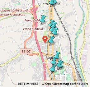 Mappa Via C. Bilotti, 87036 Quattromiglia CS, Italia (1.03846)