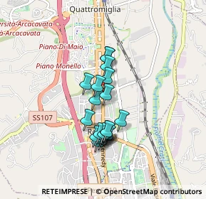 Mappa Via Antonio Gramsci, 87036 Quattromiglia CS, Italia (0.721)