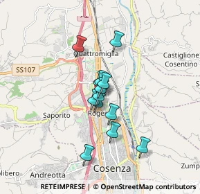 Mappa Via Antonio Gramsci, 87036 Quattromiglia CS, Italia (1.23077)