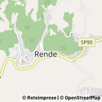 Mapa Rende