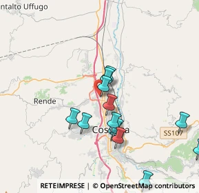 Mappa Via Ciro Menotti, 87036 Quattromiglia CS, Italia (4.74133)