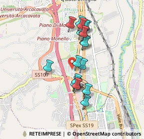 Mappa Via C. Menotti, 87036 Quattromiglia CS, Italia (0.81056)