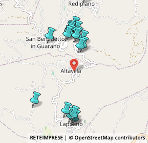 Mappa Piazza Zumpo, 87047 San Pietro In Guarano CS, Italia (1.133)