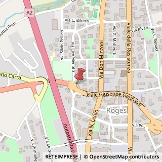 Mappa Via Menotti, 20/B, 87036 Rende, Cosenza (Calabria)