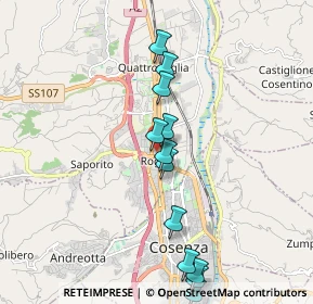 Mappa Piazza Giacomo Matteotti, 87036 Quattromiglia CS, Italia (2.13083)