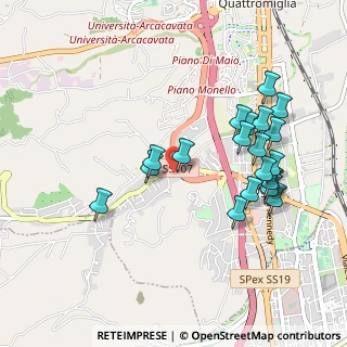 Mappa Via De Chirico, 87036 Rende CS, Italia (1.085)
