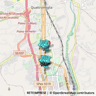 Mappa Via Repaci, 87036 Quattromiglia CS, Italia (0.73684)