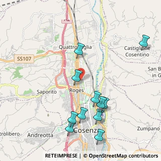 Mappa Via Repaci, 87036 Quattromiglia CS, Italia (2.48455)