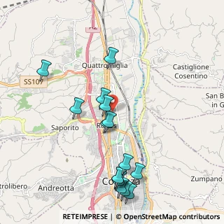 Mappa Via Repaci, 87036 Quattromiglia CS, Italia (2.46333)