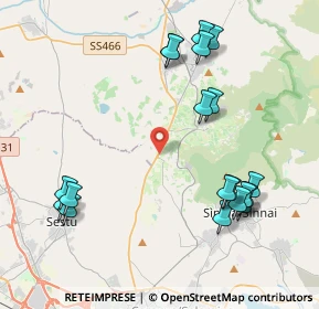 Mappa SS387, 09040 Soleminis CA, Italia (5.16526)