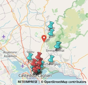 Mappa SS387, 09040 Soleminis CA, Italia (10.297)