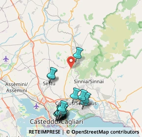 Mappa SS387, 09040 Soleminis CA, Italia (10.79333)