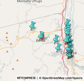 Mappa VIa D.Vanni, 87036 Rende CS, Italia (4.83706)