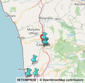 Mappa Via Panagulis, 87036 Rende CS, Italia (55.5955)