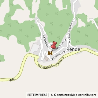 Mappa Via Verdi, 25, 87036 Rende, Cosenza (Calabria)