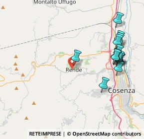 Mappa Piazza degli Eroi, 87036 Rende CS, Italia (5.084)