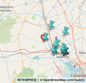 Mappa Via Villacidro, 09010 Decimoputzu CA, Italia (7.35)