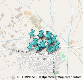 Mappa Via Antonio Meucci, 09010 Decimoputzu CA, Italia (0.27826)