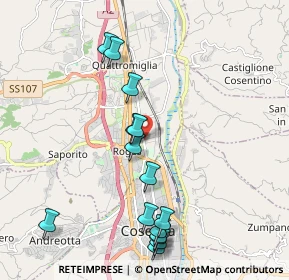 Mappa Via S. Tommaso, 87036 Quattromiglia CS, Italia (2.418)