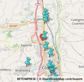 Mappa Via Goffredo Mameli, 87036 Rende CS, Italia (2.57833)