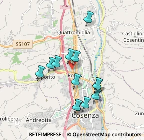 Mappa Via Goffredo Mameli, 87036 Rende CS, Italia (1.79538)