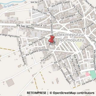 Mappa Via Satta, 8, 09010 Decimoputzu, Cagliari (Sardegna)