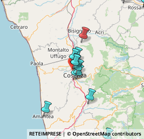 Mappa Via C. Carrà III Traversa, 87036 Quattromiglia CS, Italia (25.4875)