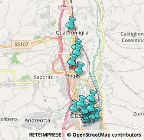 Mappa Piazza G. Matteotti, 87036 Quattromiglia CS, Italia (2.26733)