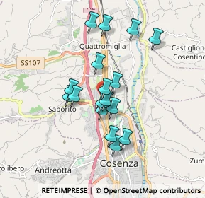 Mappa Piazza G. Matteotti, 87036 Quattromiglia CS, Italia (1.57294)