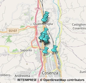 Mappa Via M. Sorrenti, 87036 Quattromiglia CS, Italia (0.88385)