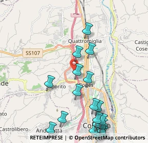 Mappa Viadotto Surdo, 87036 Quattromiglia CS, Italia (2.889)