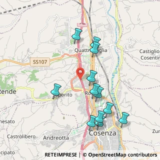 Mappa Viadotto Surdo, 87036 Rende CS, Italia (2.22)