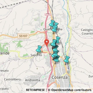 Mappa Viadotto Surdo, 87036 Rende CS, Italia (1.385)