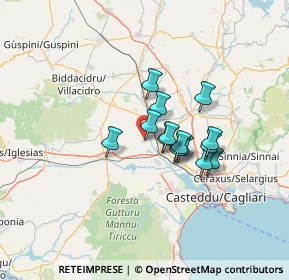 Mappa 09010 Decimoputzu CA, Italia (10.09857)