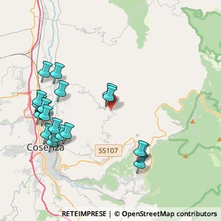 Mappa Via Pozzillo, 87047 San Pietro In Guarano CS, Italia (5.2815)