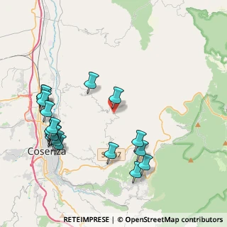 Mappa Via Pozzillo, 87047 San Pietro In Guarano CS, Italia (5.2655)