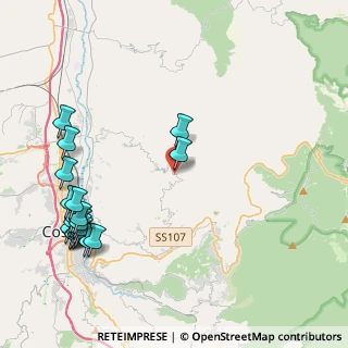 Mappa Via Pozzillo, 87047 San Pietro In Guarano CS, Italia (6.022)