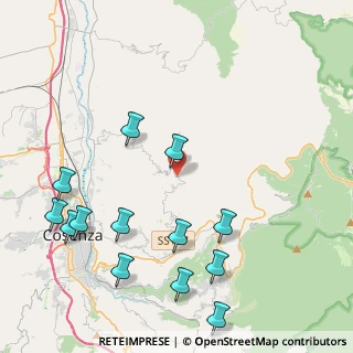 Mappa Via Pozzillo, 87047 San Pietro In Guarano CS, Italia (5.59308)
