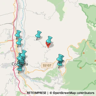 Mappa Via Pozzillo, 87047 San Pietro In Guarano CS, Italia (5.4625)