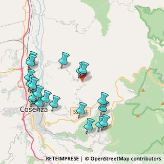Mappa Via Pozzillo, 87047 San Pietro In Guarano CS, Italia (5.0545)