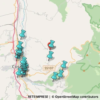 Mappa Via Pozzillo, 87047 San Pietro In Guarano CS, Italia (5.912)