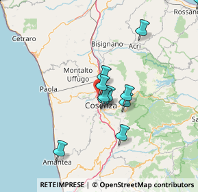 Mappa Via C. B. Cavour, 87036 Quattromiglia CS, Italia (19.56)