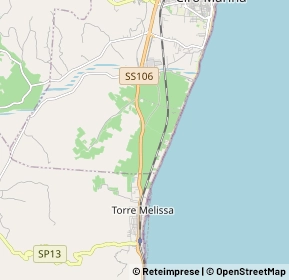 Mappa Via Piciara, 88811 Cirò Marina KR, Italia (1.592)