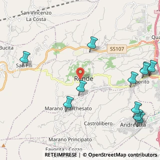 Mappa Via Andrea Costa, 87036 Rende CS, Italia (3.2)