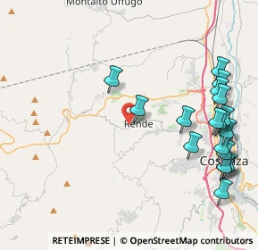 Mappa Contrada Felpiano, 87036 Rende CS, Italia (5.62389)