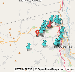 Mappa Contrada Felpiano, 87036 Rende CS, Italia (3.732)