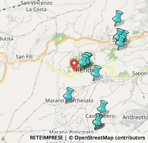 Mappa Contrada Felpiano, 87036 Rende CS, Italia (2.40857)