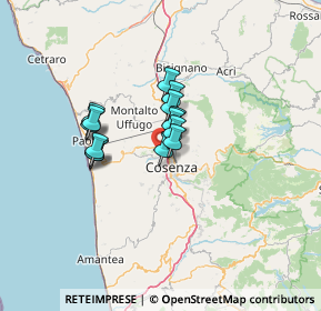 Mappa Via G. De Chirico VII Traversa Saporito di Rende, 87036 Quattromiglia CS, Italia (9.49643)