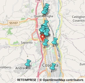 Mappa Via Allende Salvator, 87036 Rende CS, Italia (1.42733)
